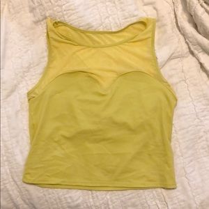 Kortni Jean sweetheart mesh top